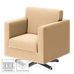 Fauteuil Nibley II gepigmenteerd leer - Crème