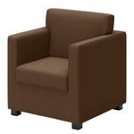 Fauteuil Nibley VIII Imitation cuir - Nougat