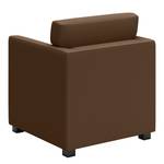 Fauteuil Nibley VIII Imitation cuir - Nougat