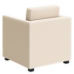 Fauteuil Deven V gepigmenteerd leer - Wit