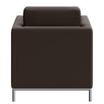 Fauteuil Deven VI gepigmenteerd leer - Donkerbruin