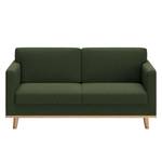 Sofa Nibley III (2-Sitzer) Webstoff - Antikgrün