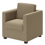 Fauteuil Deven IX geweven stof - Oud groen