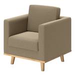 Fauteuil Deven XI geweven stof - Oud groen