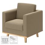 Fauteuil Deven XI geweven stof - Oud groen