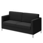 Sofa Nibley V (2-Sitzer) Kunstleder - Schwarz