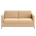 Sofa Deven V (2-Sitzer) Pigmentiertes Leder - Creme