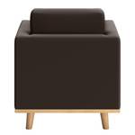 Fauteuil Deven VII gepigmenteerd leer - Donkerbruin