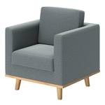 Fauteuil Deven XI geweven stof - Blauw grijs