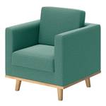 Fauteuil Deven XI Tissu - Bleu pétrole