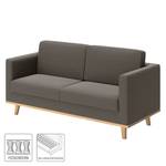 Sofa Deven IX (2-Sitzer) Webstoff - Dunkelgrau