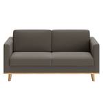 Sofa Deven IX (2-Sitzer) Webstoff - Dunkelgrau