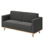 Sofa Deven XII (2-Sitzer) Antiklederlook - Anthrazit