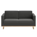 Sofa Deven XII (2-Sitzer) Antiklederlook - Anthrazit