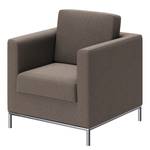 Fauteuil Deven XIV antieke leerlook - Grijs