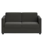 Sofa Deven IV (2-Sitzer) Pigmentiertes Leder - Anthrazit