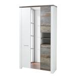 Armoire d’entrée Bickley II Blanc / Imitation bois flotté