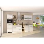Küchenzeile Vigentino V Hochglanz Weiß - Mit Elektrogeräten