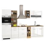 Küchenzeile Vigentino IV Hochglanz Weiß - Mit Elektrogeräten