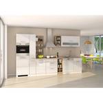 Küchenzeile Vigentino VI Hochglanz Weiß - Mit Elektrogeräten