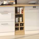 Keukenblok Vigentino VI Hoogglans wit - Met elektrische apparatuur