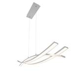 Suspension Coude Matière plastique / Fer - 3 ampoules