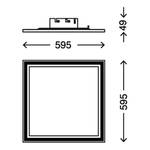 LED-Deckenleuchte  Simple Aluminium - 1-flammig