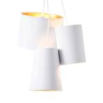 Hanglamp Gisella textielmix/ijzer - 3 lichtbronnen