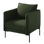 Fauteuil Pratt geweven stof - Kaki