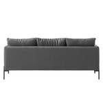 Sofa Pratt (3-Sitzer) Webstoff - Dunkelgrau