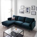 Ecksofa Ellens III Samt - Longchair davorstehend links