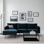 Ecksofa Ellens III Samt - Longchair davorstehend links