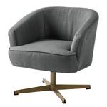 Fauteuil Ablon geweven stof - grijs