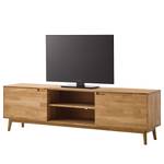 Houten tv-meubel FINSBY eiken massief eikenhout - eikenhout
