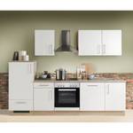 Küchenzeile Premium III Inklusive Elektrogeräte - Matt Weiß