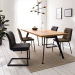 Tavolo da pranzo MilingWOOD Rovere massello/Metallo - Rovere - Larghezza: 180 cm