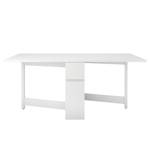 Table Tatus Partiellement en bouleau massif - Blanc