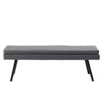 Banc NICHOLAS Velours Vilda: Gris foncé