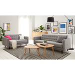 Sofa Sindi II (2-Sitzer) Webstoff - Hellgrau