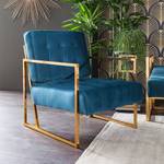 Fauteuil Cocora I Velours - Bleu marine