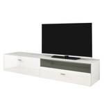 Tv-meubel now no. 14 Hoogglans wit - Links uitlijnen