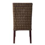 Sedia per sala da pranzo Alvear (2) Similpelle / Rattan - Marrone vintage / Marrone chiaro screziato