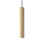 Pendelleuchte Chimes Eiche massiv / Metall - 1-flammig - Natureiche