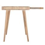 Bureau Loca deels massief eikenhout - licht eikenhout/wit - Licht geoliede wild eikenhouten look