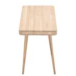 Bureau Loca deels massief eikenhout - licht eikenhout/wit - Licht geoliede wild eikenhouten look