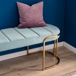 Banc Venette Velours - Bleu gris