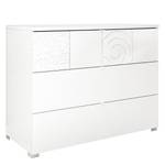 Commode  Laussonne Blanc brillant / Blanc mat