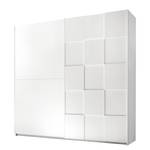 Chambre complète Coux (4 élém.) Blanc brillant / Blanc mat - Largeur : 220 cm