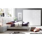 Chambre complète Laussonne II (4 élém.) Blanc brillant / Blanc mat - Largeur : 275 cm