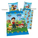 Bettwäsche Paw Patrol Baumwollstoff - Mehrfarbig - 135 x 200 cm + Kissen 80 x 80 cm